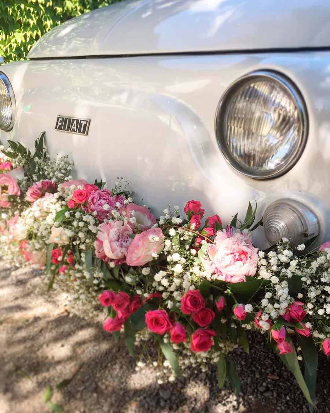 Simple Wedding Car Decorations