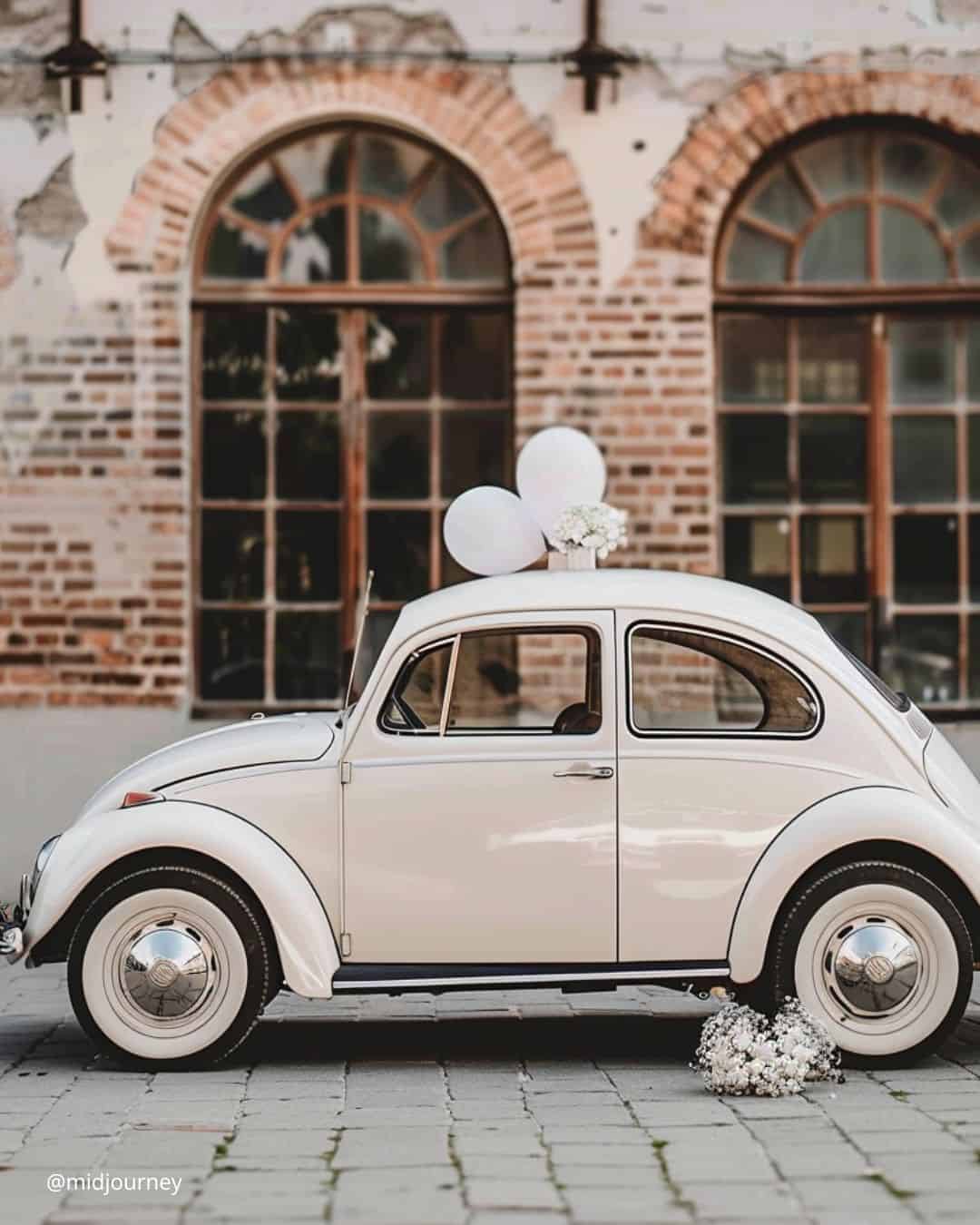 Simple Wedding Car Decorations