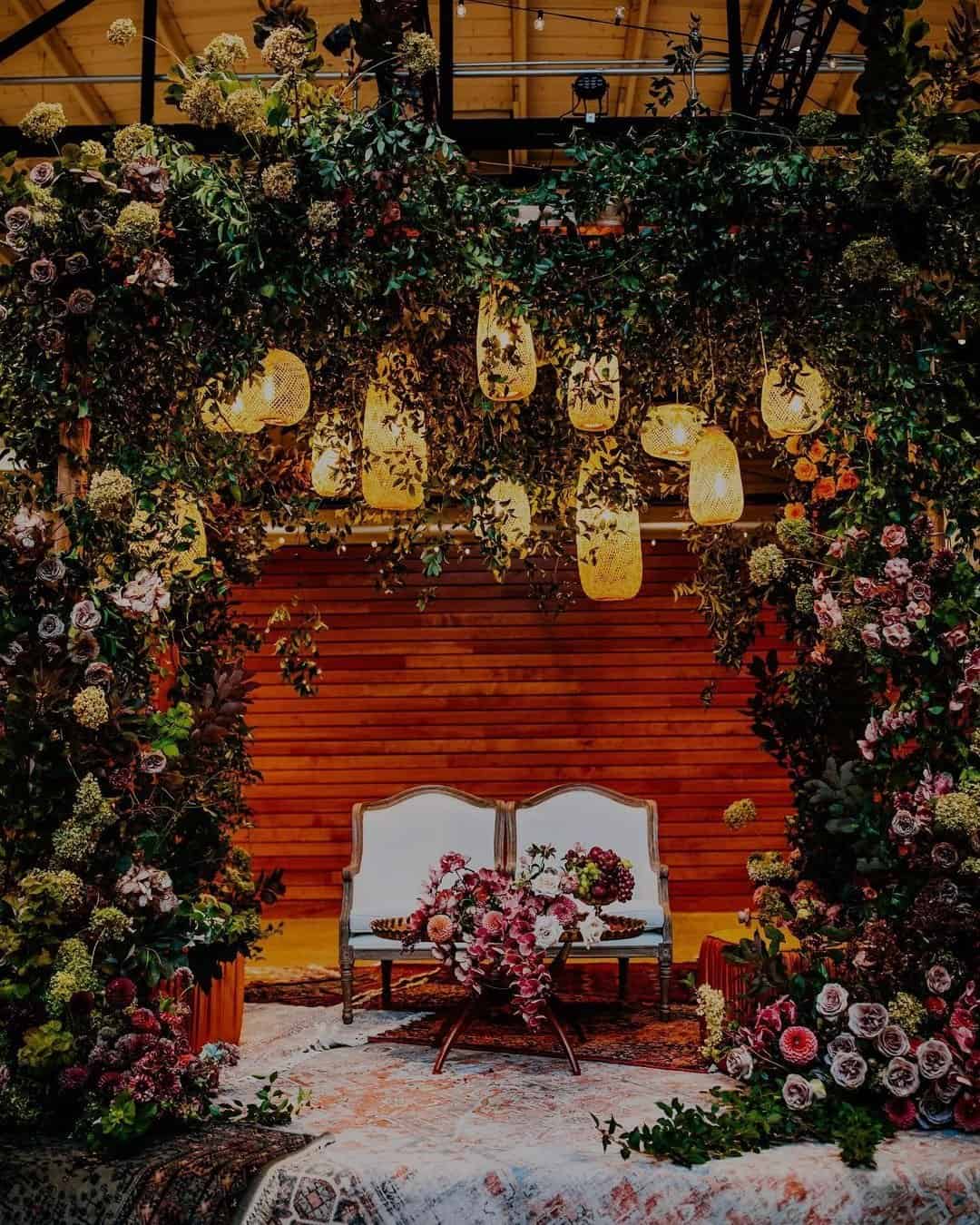 coral wedding decorations wedding aisle