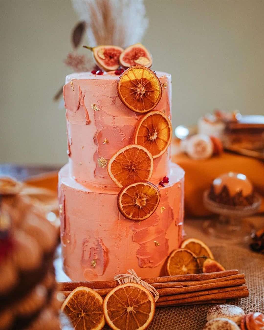 coral wedding decorations tasty wedding cake