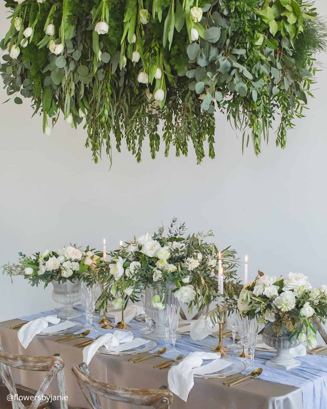 Wedding Table Decor Ideas With Greenery