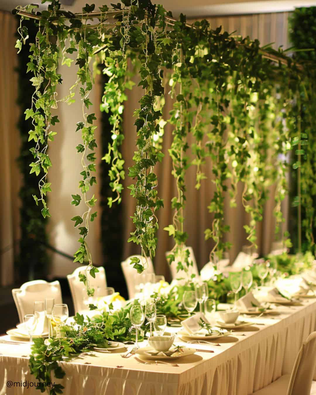 Wedding Table Decor Ideas With Greenery