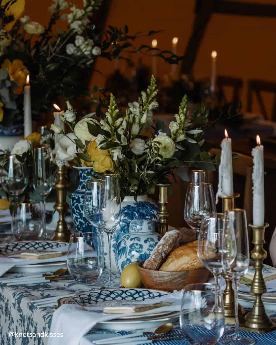 Wedding Table Decor Ideas With Greenery