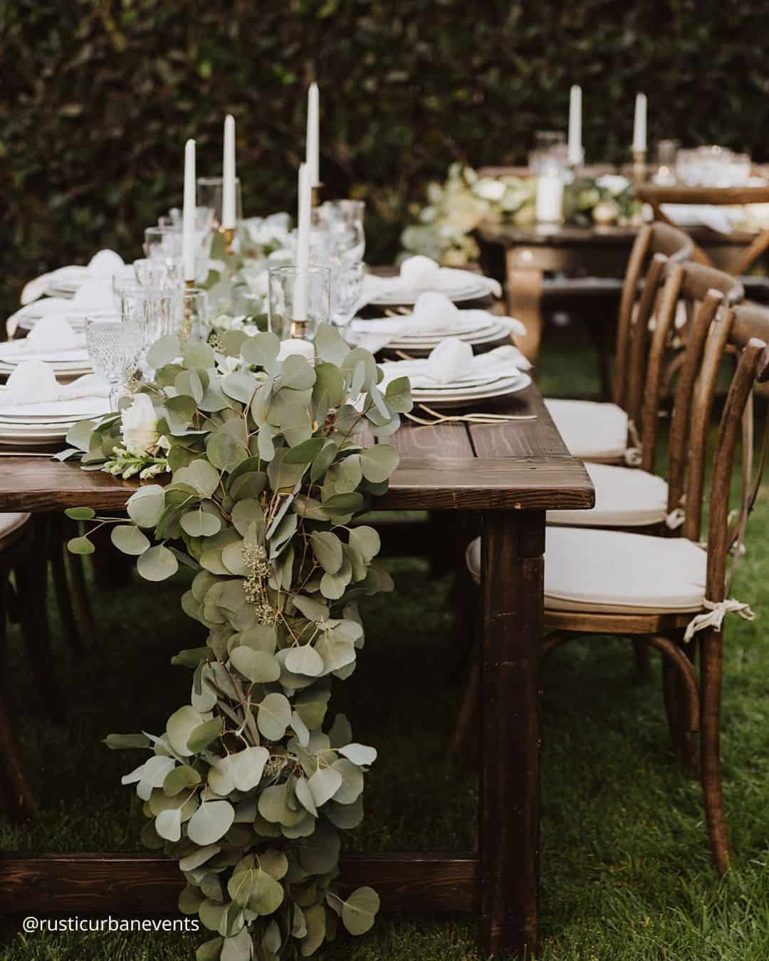 Wedding Table Decor Ideas With Greenery