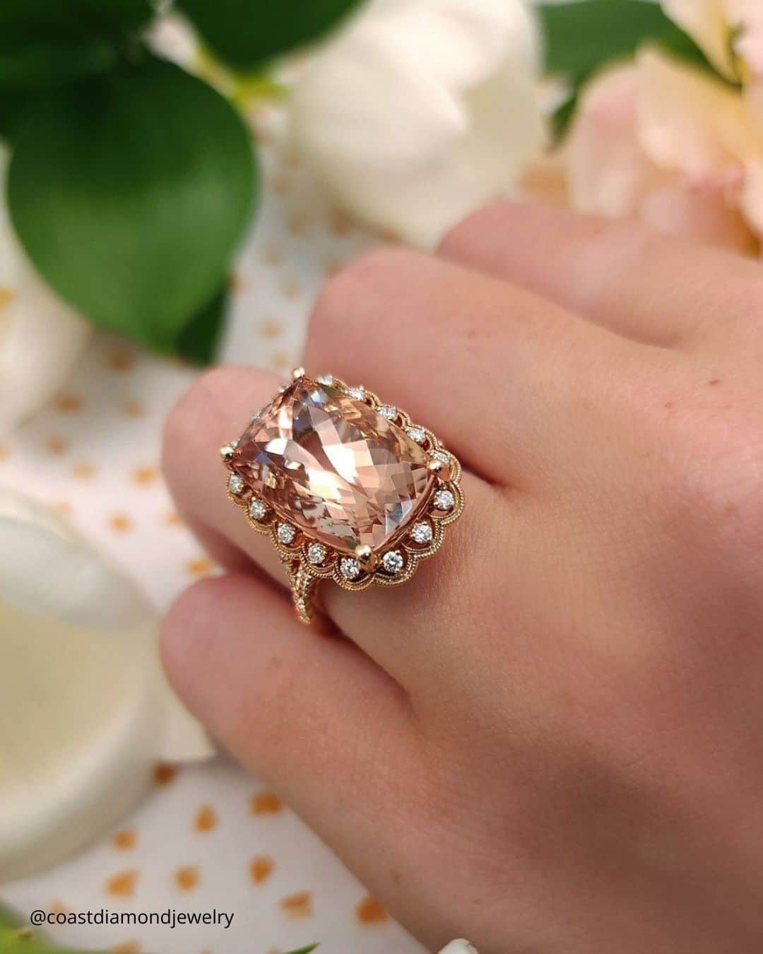 Unique Engagement Rings With Morganite