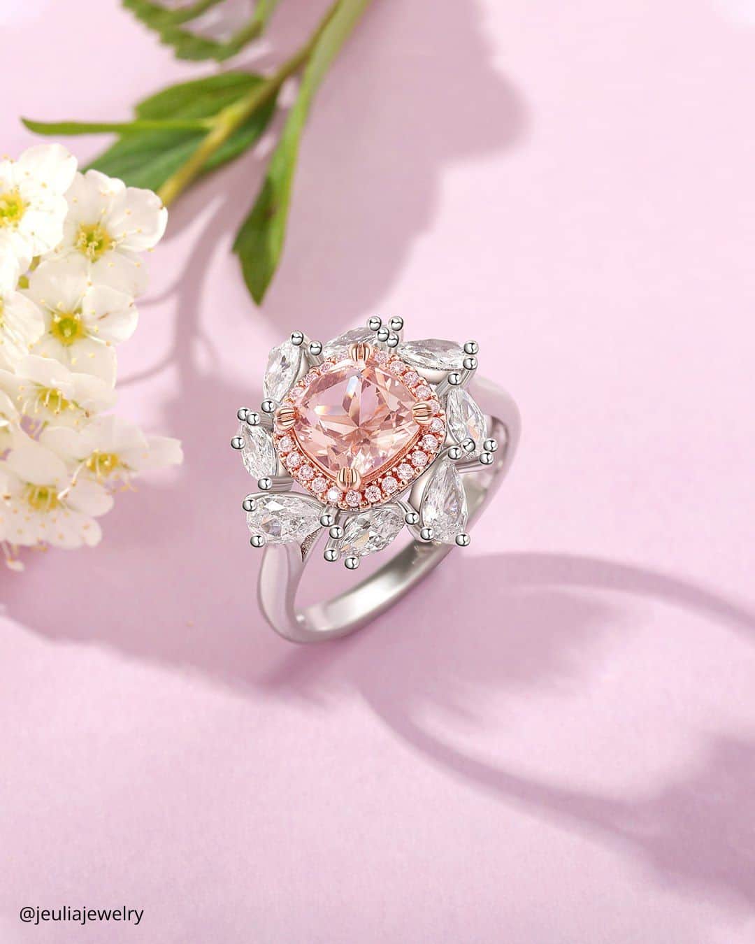 Morganite Engagement Rings With Amazing Details