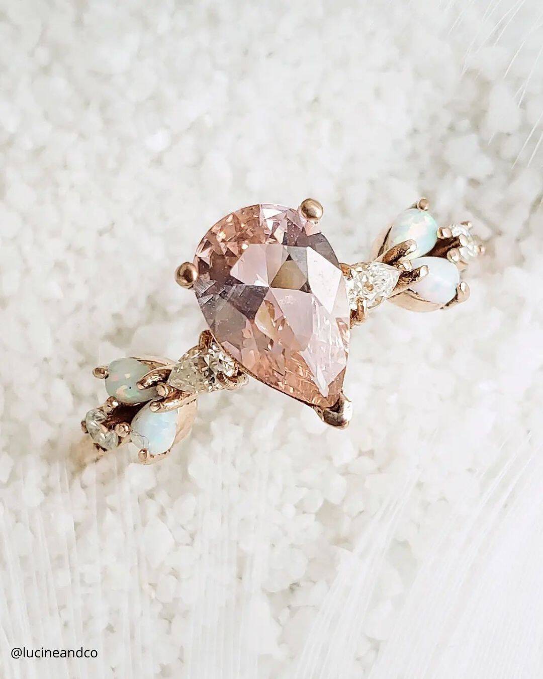 Morganite Engagement Rings With Amazing Details