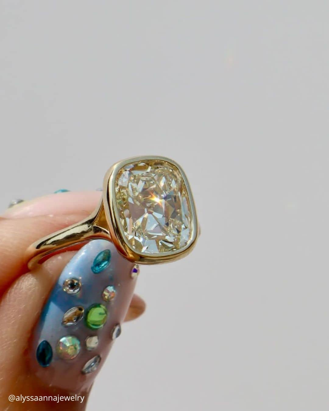 Emerald Cut Morganite Rings