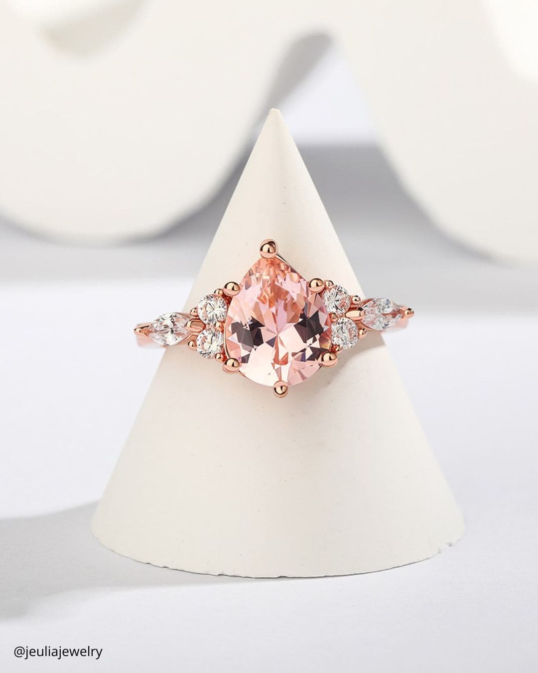 Shopping Vintage Morganite Engagement Rings