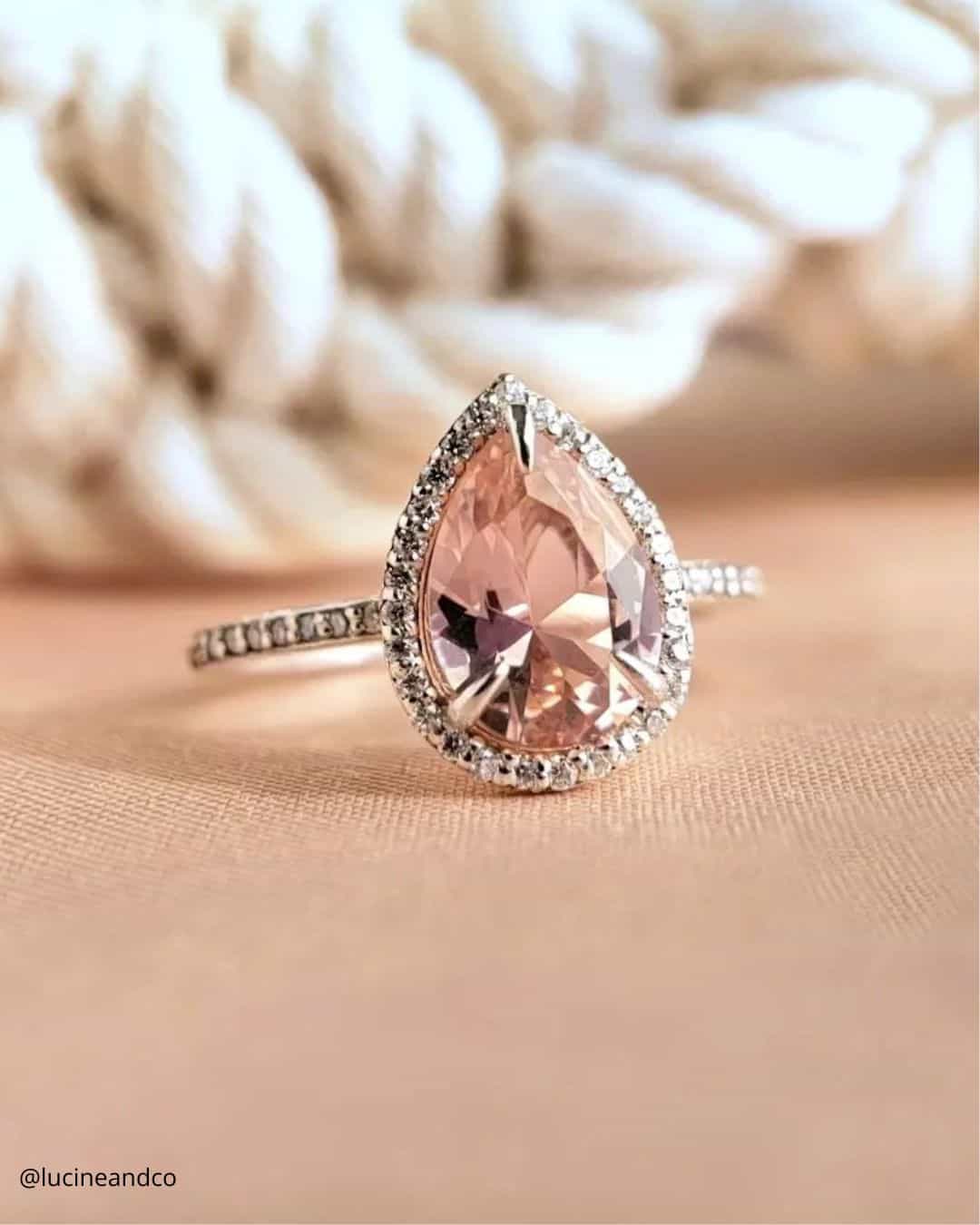 Shopping Vintage Morganite Engagement Rings
