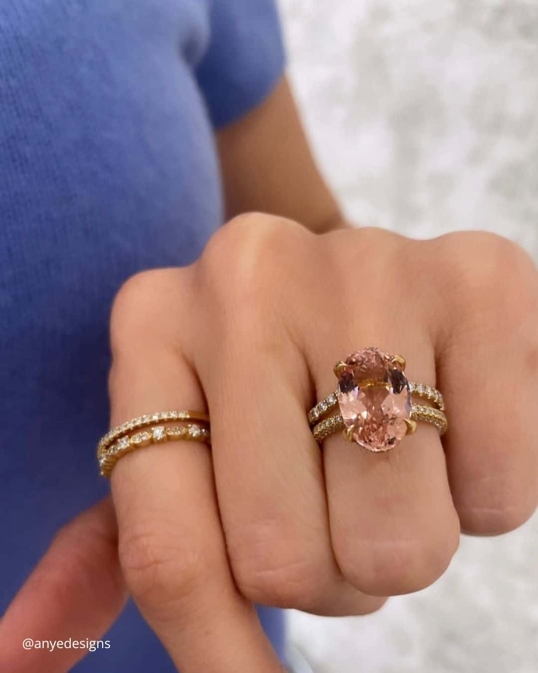 Shopping Vintage Morganite Engagement Rings