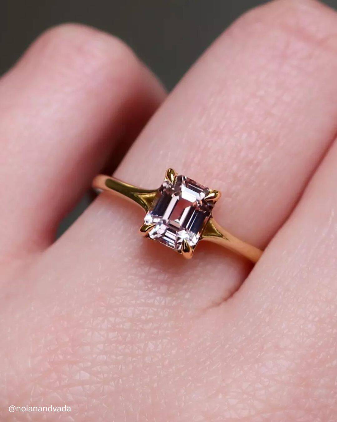 Shopping Vintage Morganite Engagement Rings
