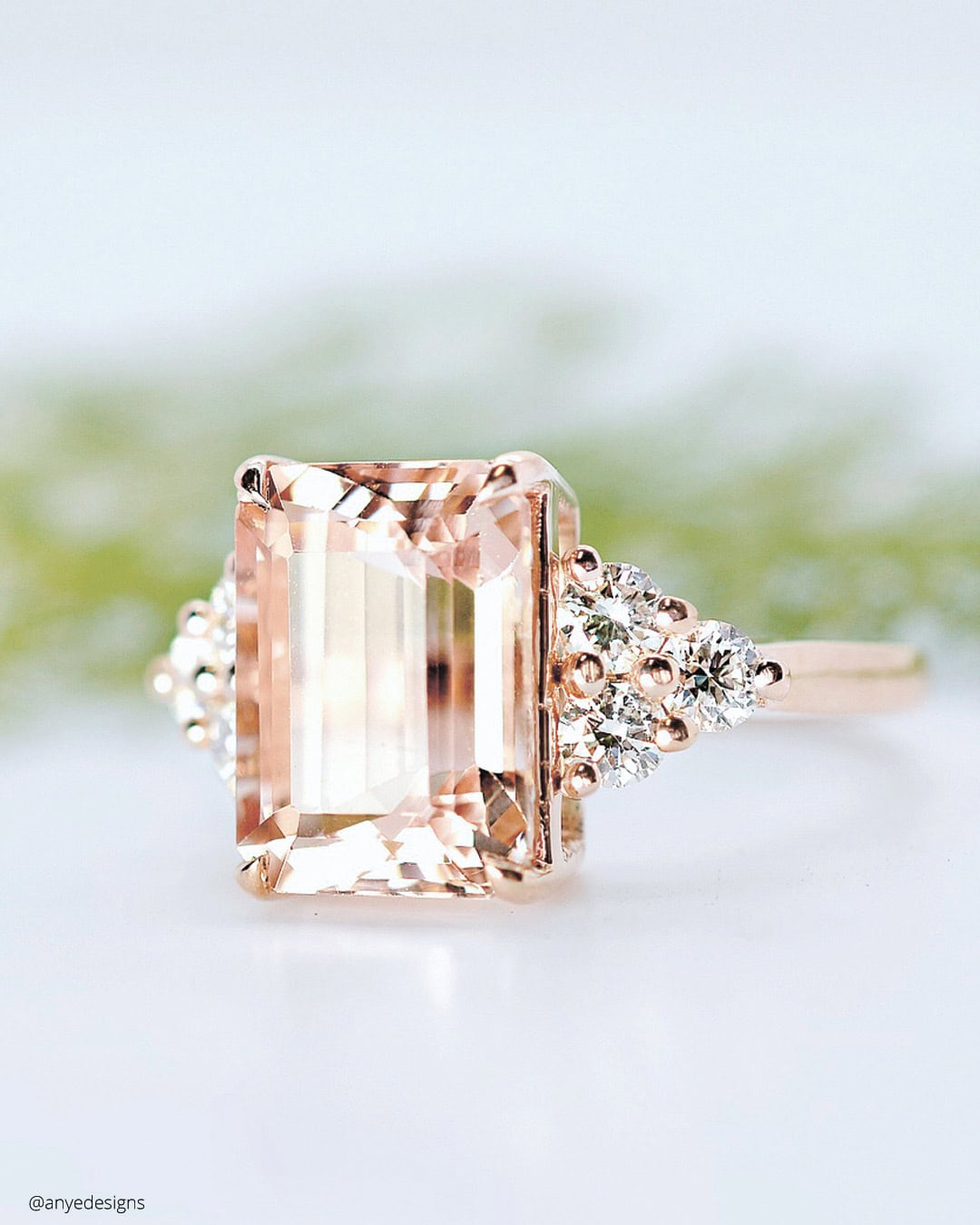 Shopping Vintage Morganite Engagement Rings