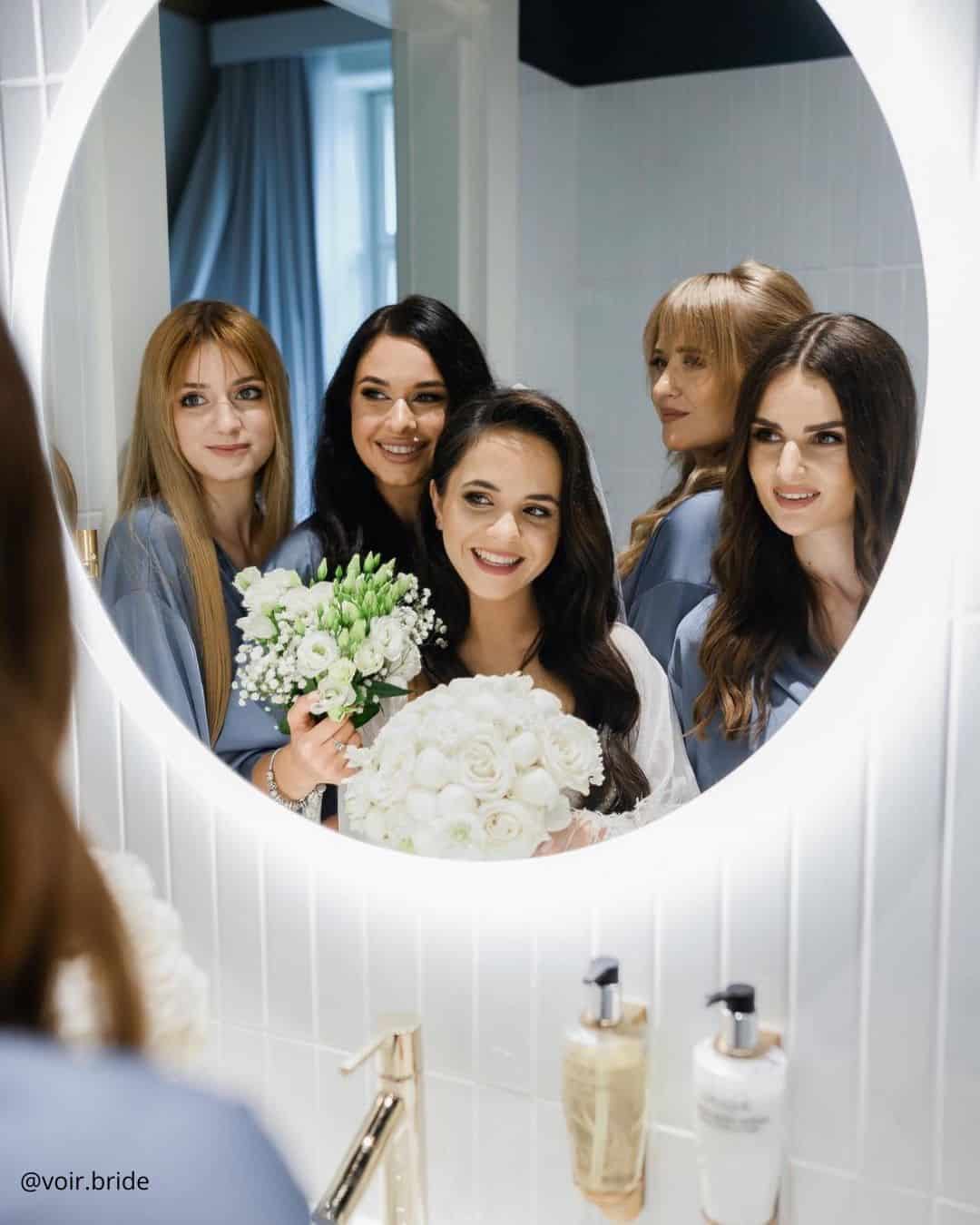 Pre-Wedding Photos With Bridesmaids