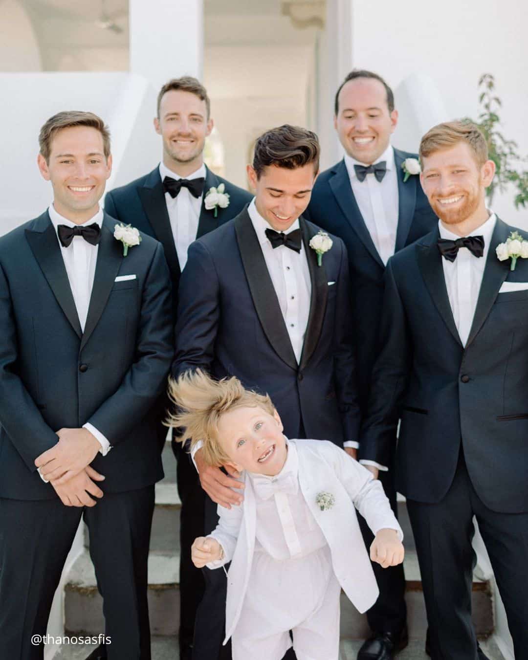 With Friends of the Groom