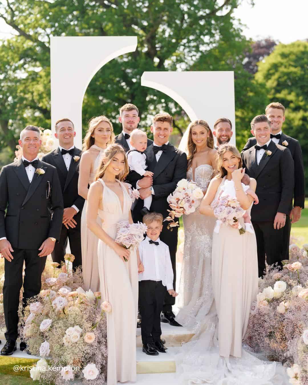 With Friends of the Groom