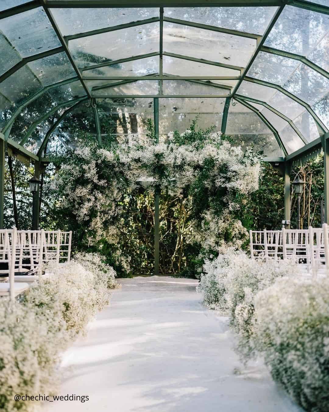 Rustic Wedding Aisle Decor