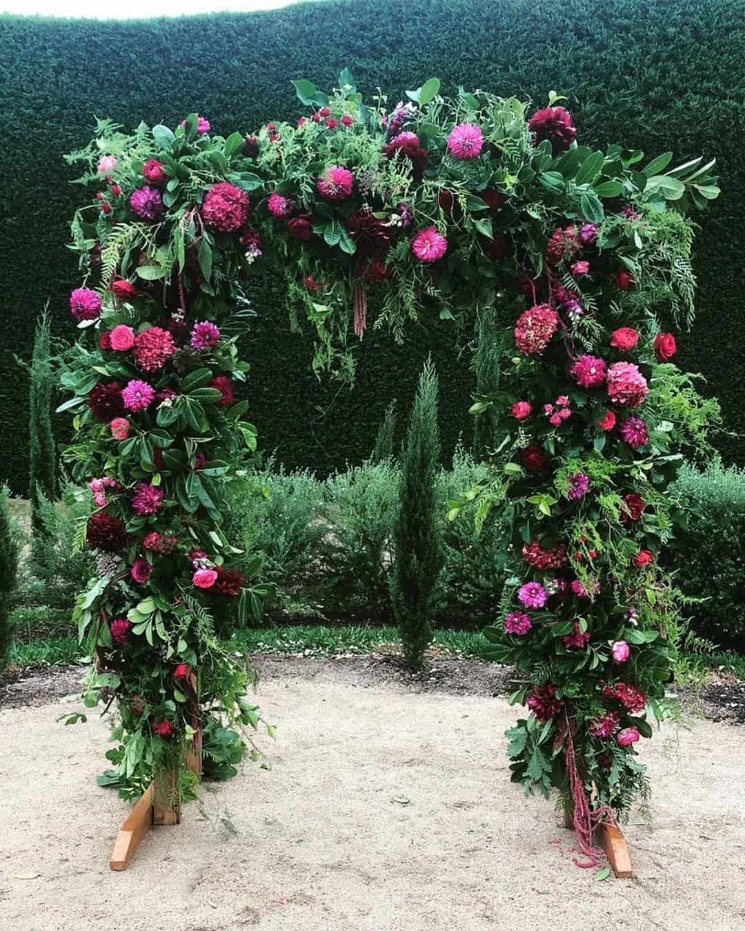Rustic Wedding Aisle Decor