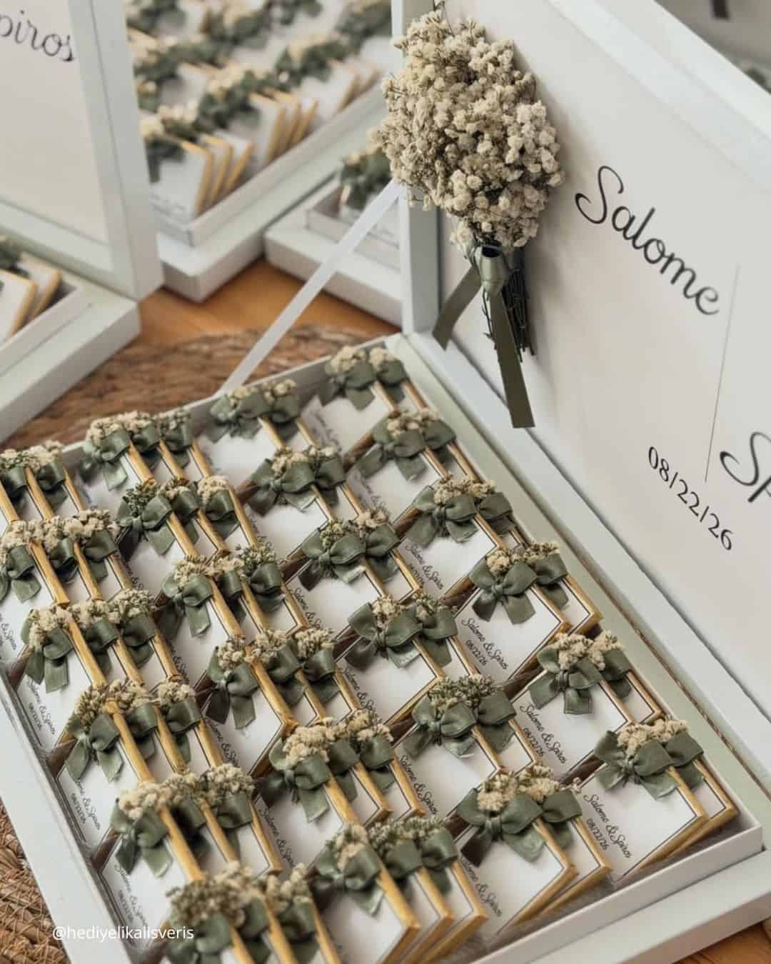 Sage Green Wedding Favors