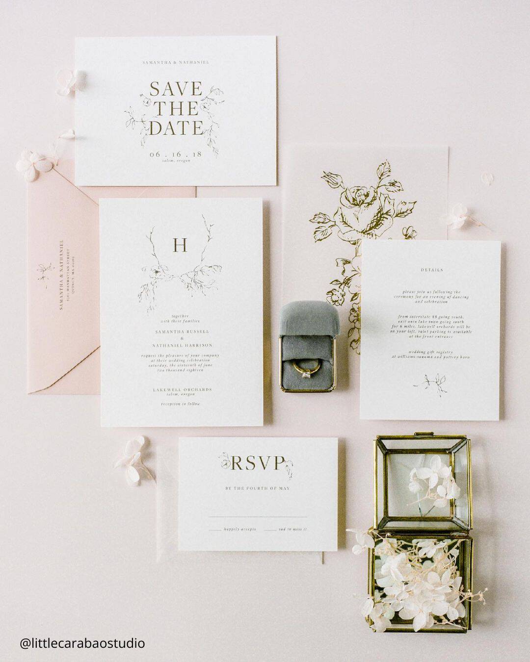 Classic Save The Date Photos