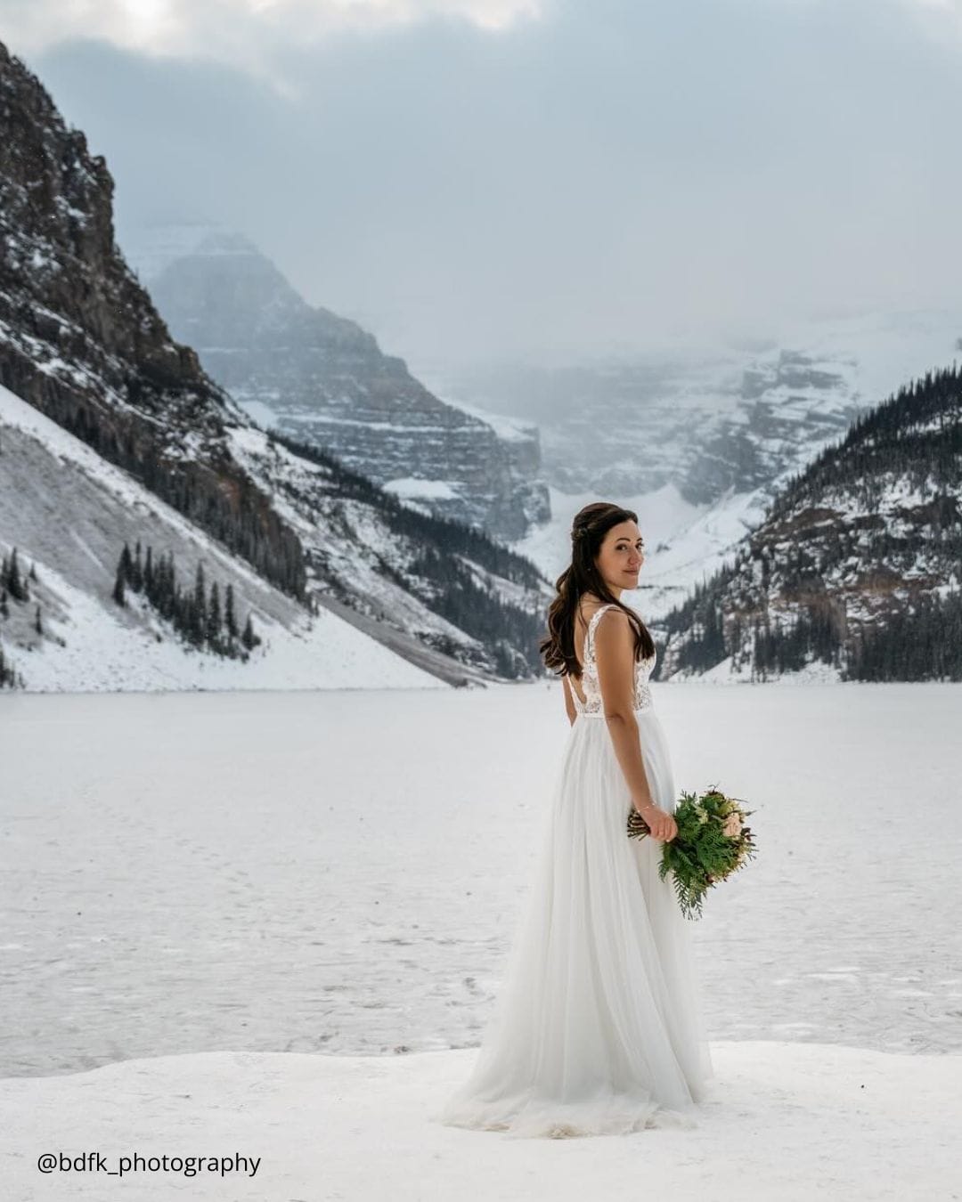Bride's Winter Wedding Photos
