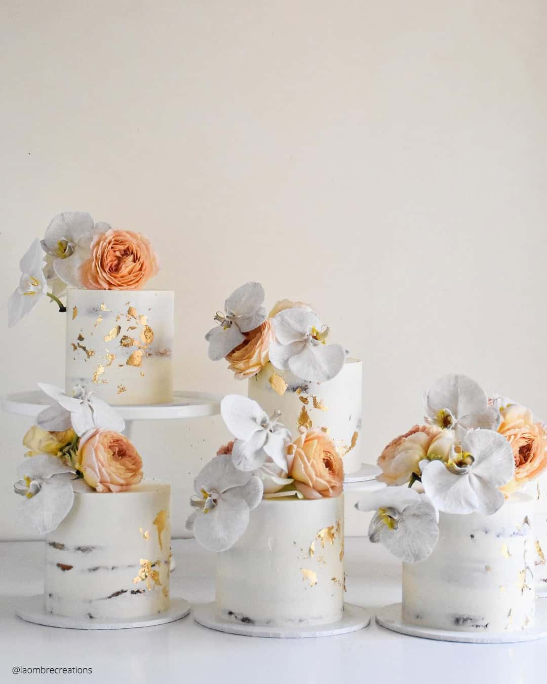 Blue Spring Wedding Cakes