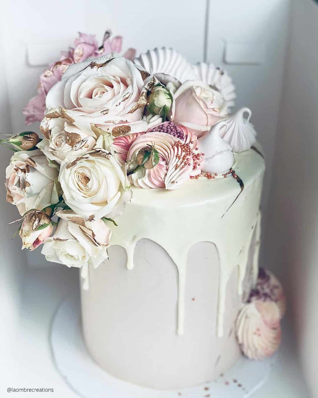 Blue Spring Wedding Cakes