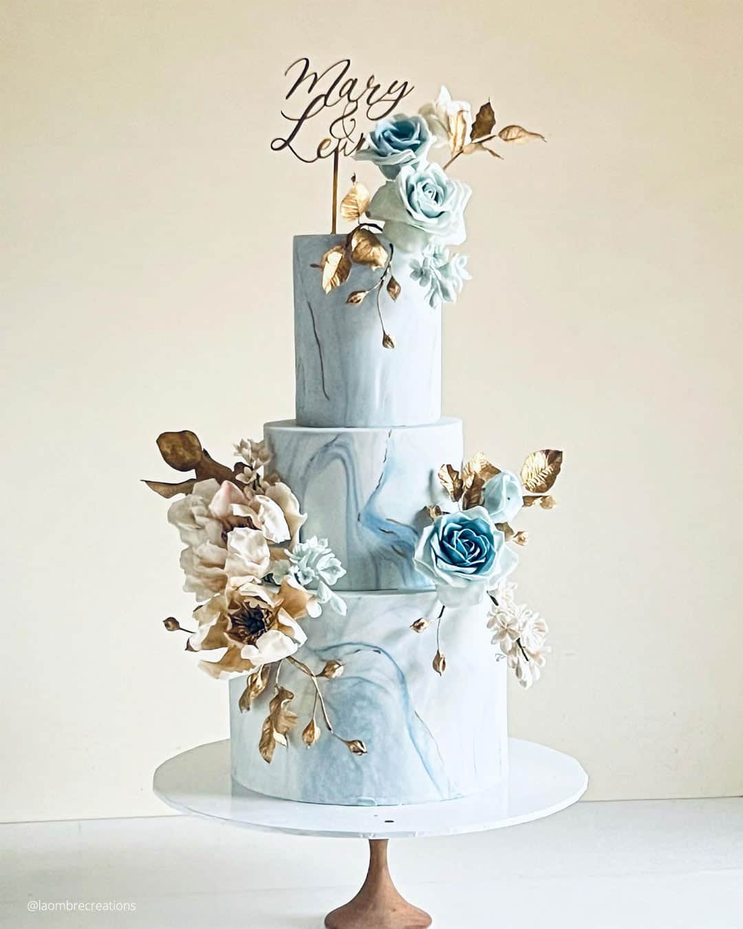 Pink Spring Wedding Cakes