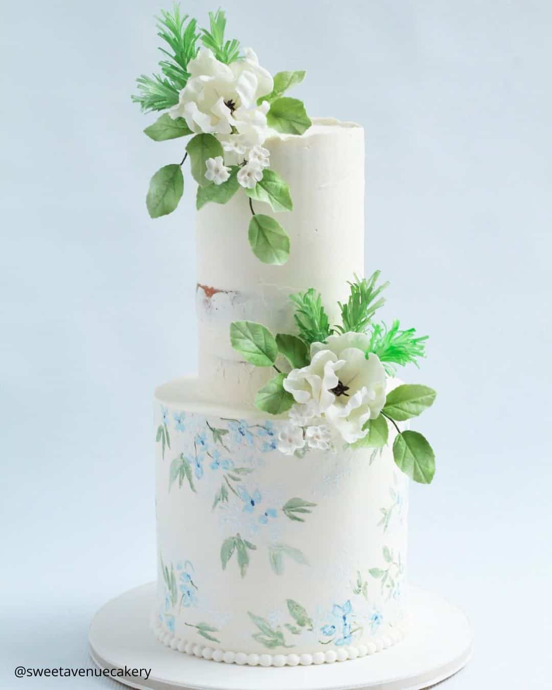 Pink Spring Wedding Cakes