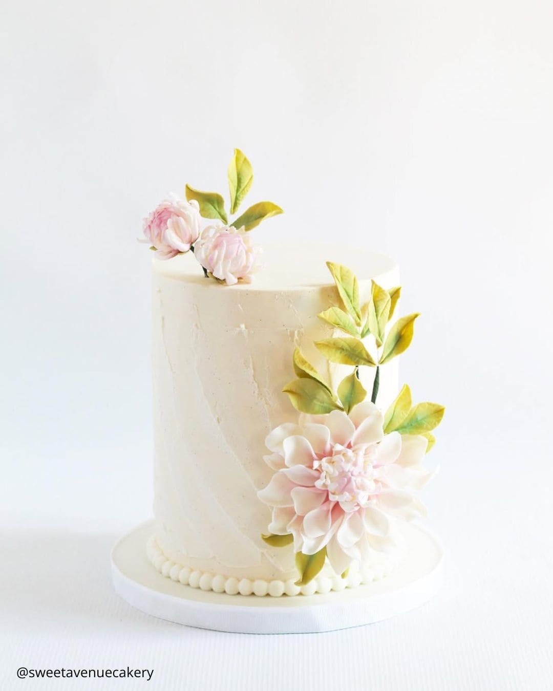 Pink Spring Wedding Cakes