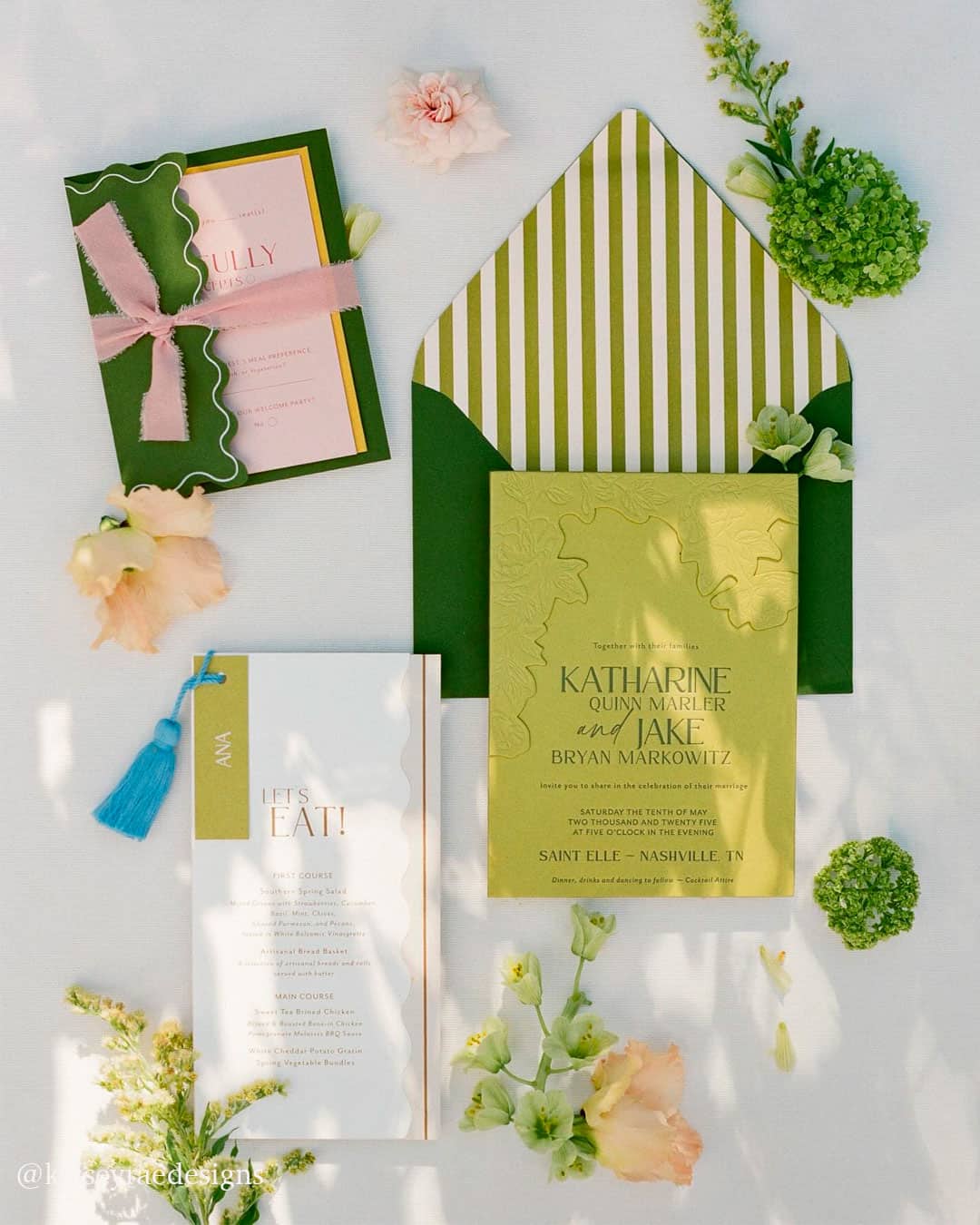 Forest Green, Sage Green, and Crisp White