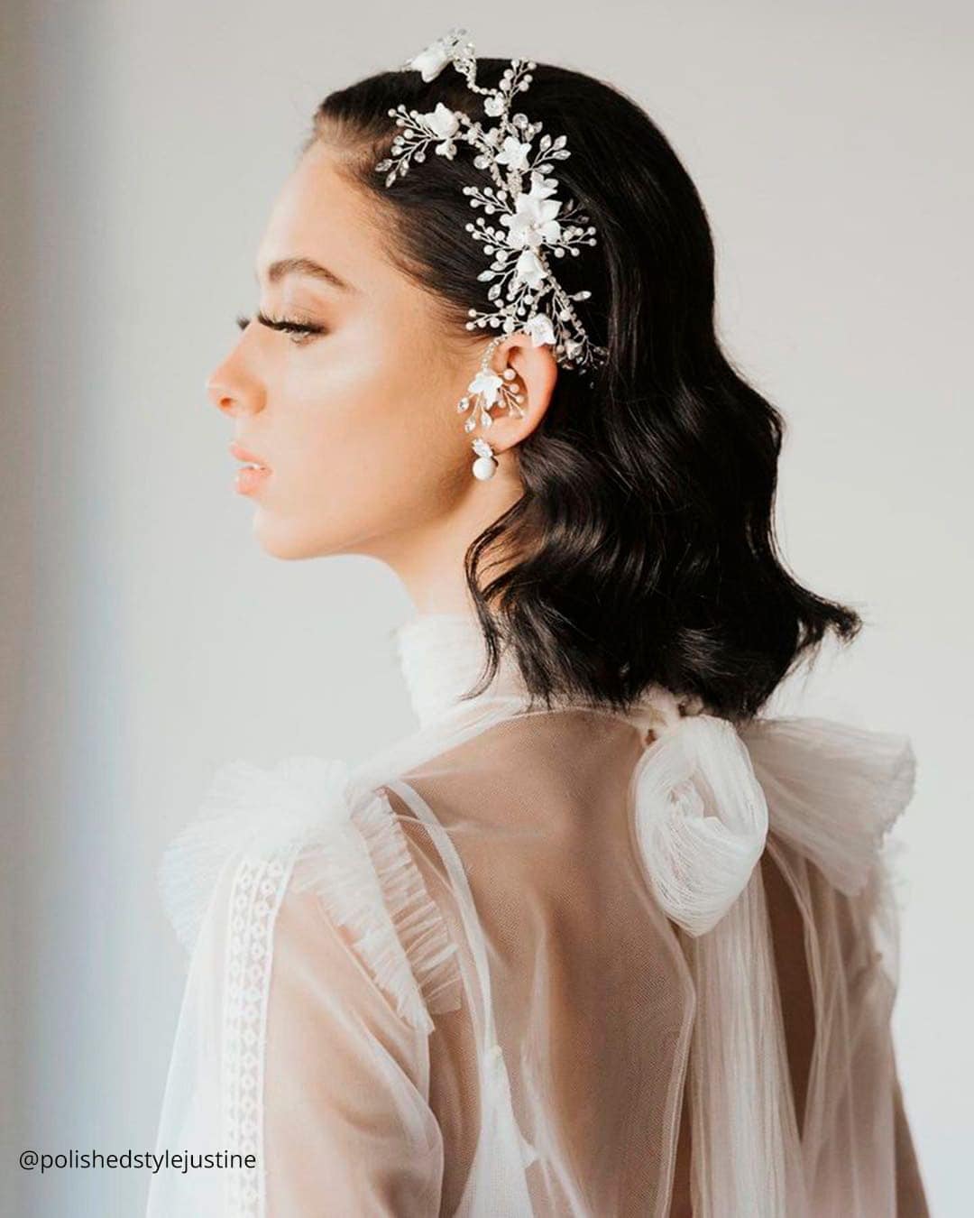 Hair Accessories in 4 Different Wedding Styles