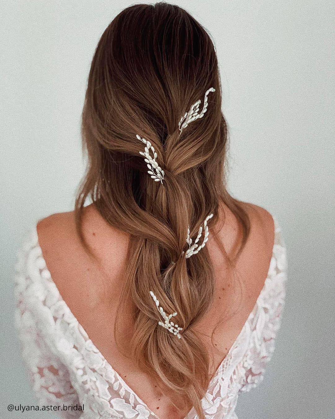 Hair Accessories in 4 Different Wedding Styles