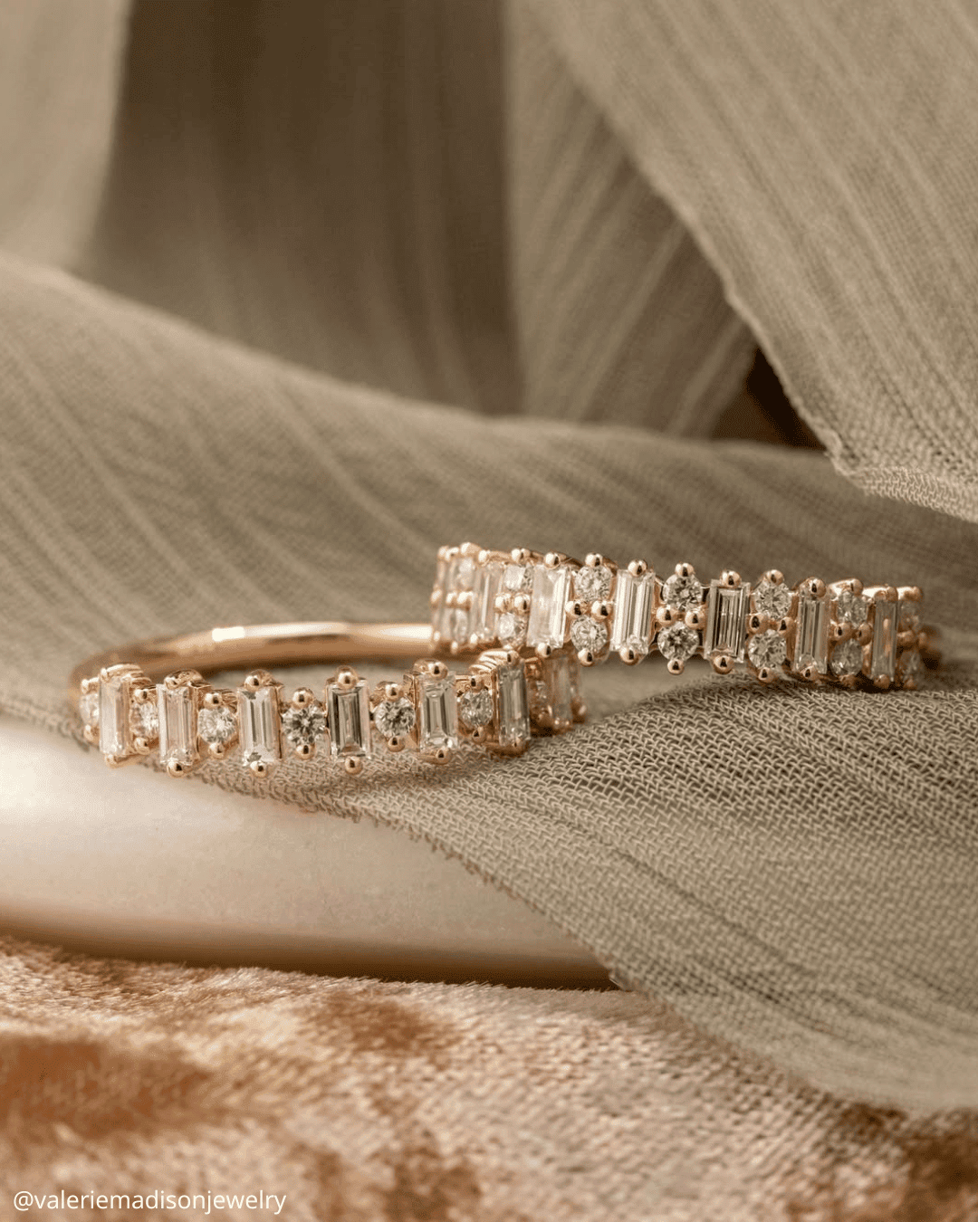 Three Stones Wedding Rings