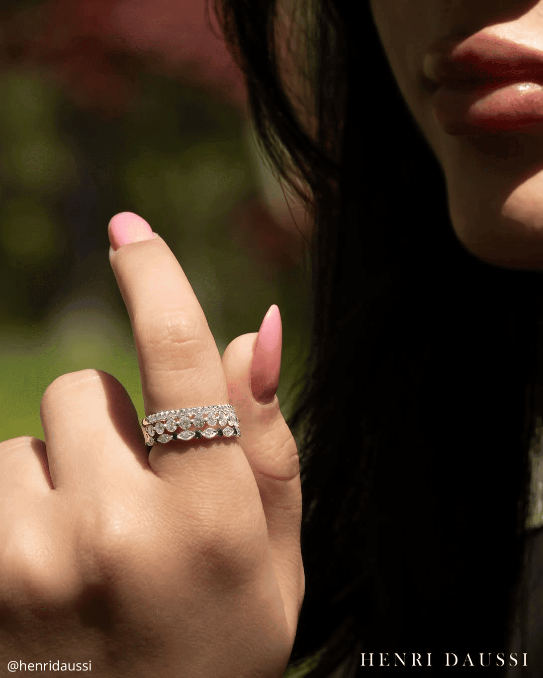 Three Stones Wedding Rings