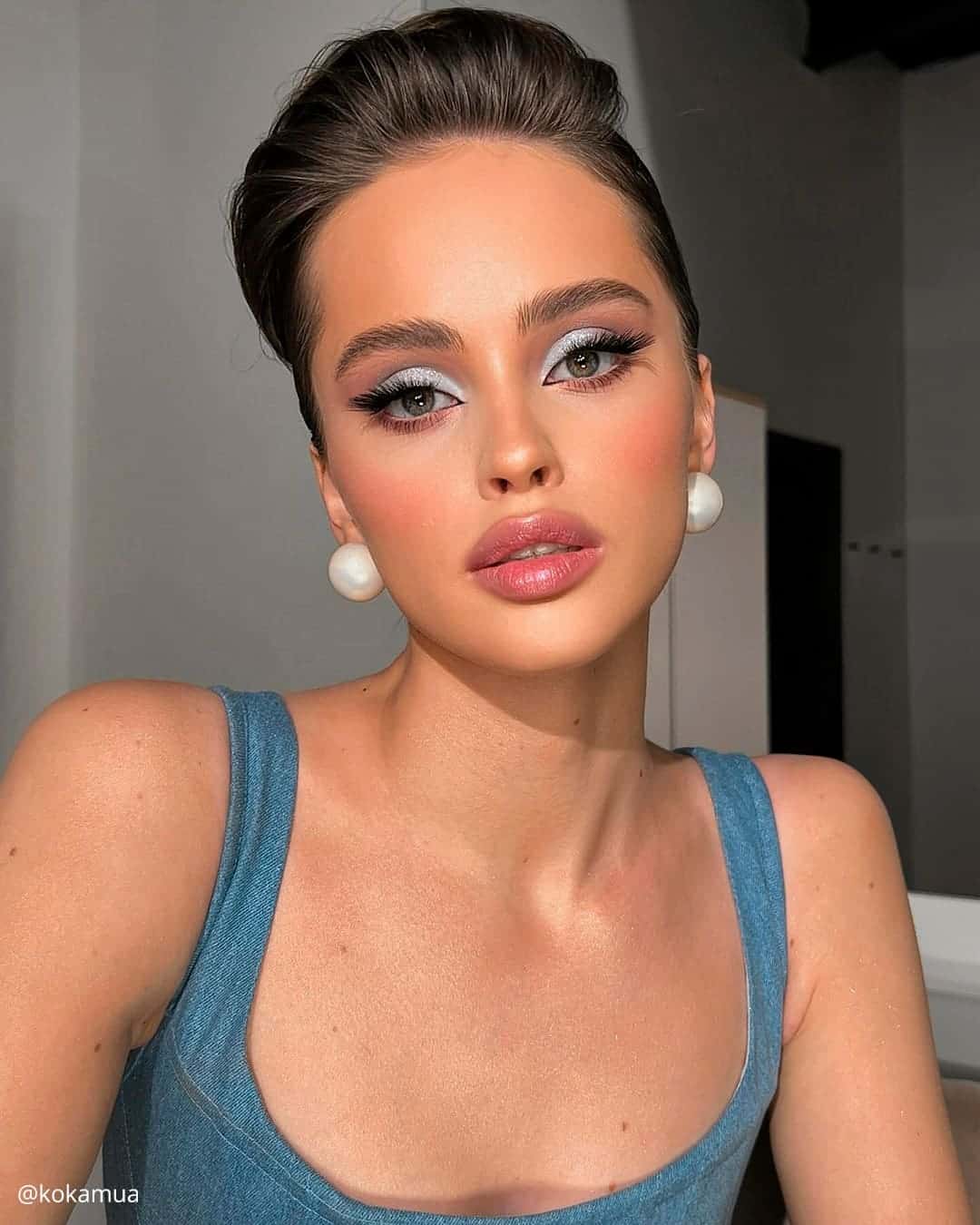 Bridesmaid Makeup Blue Eyes