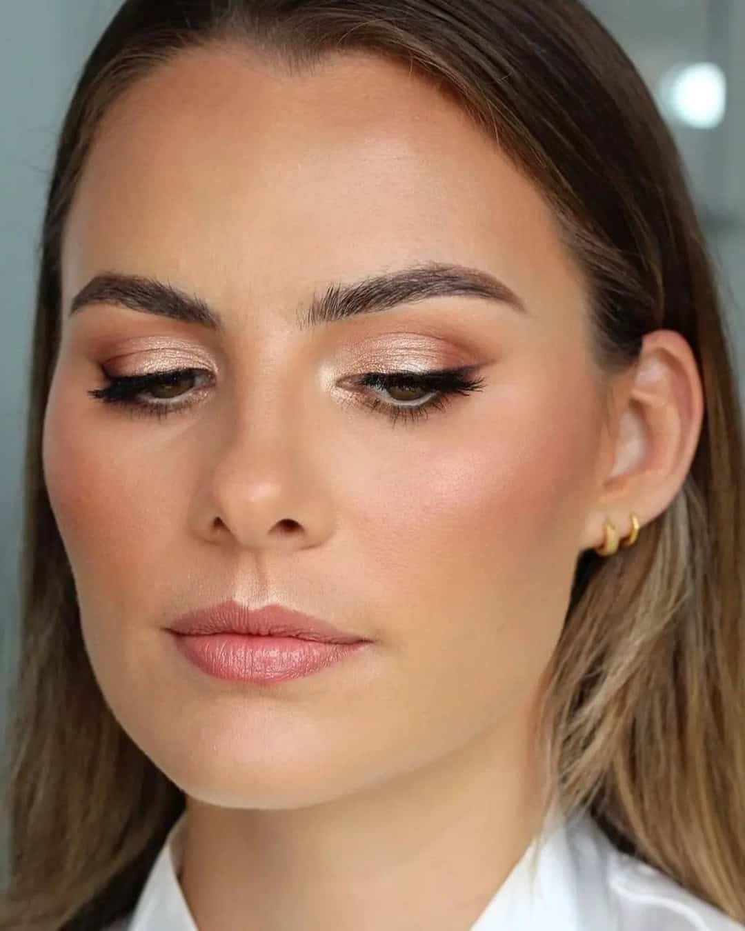 Rose Gold Bridesmaid Makeup