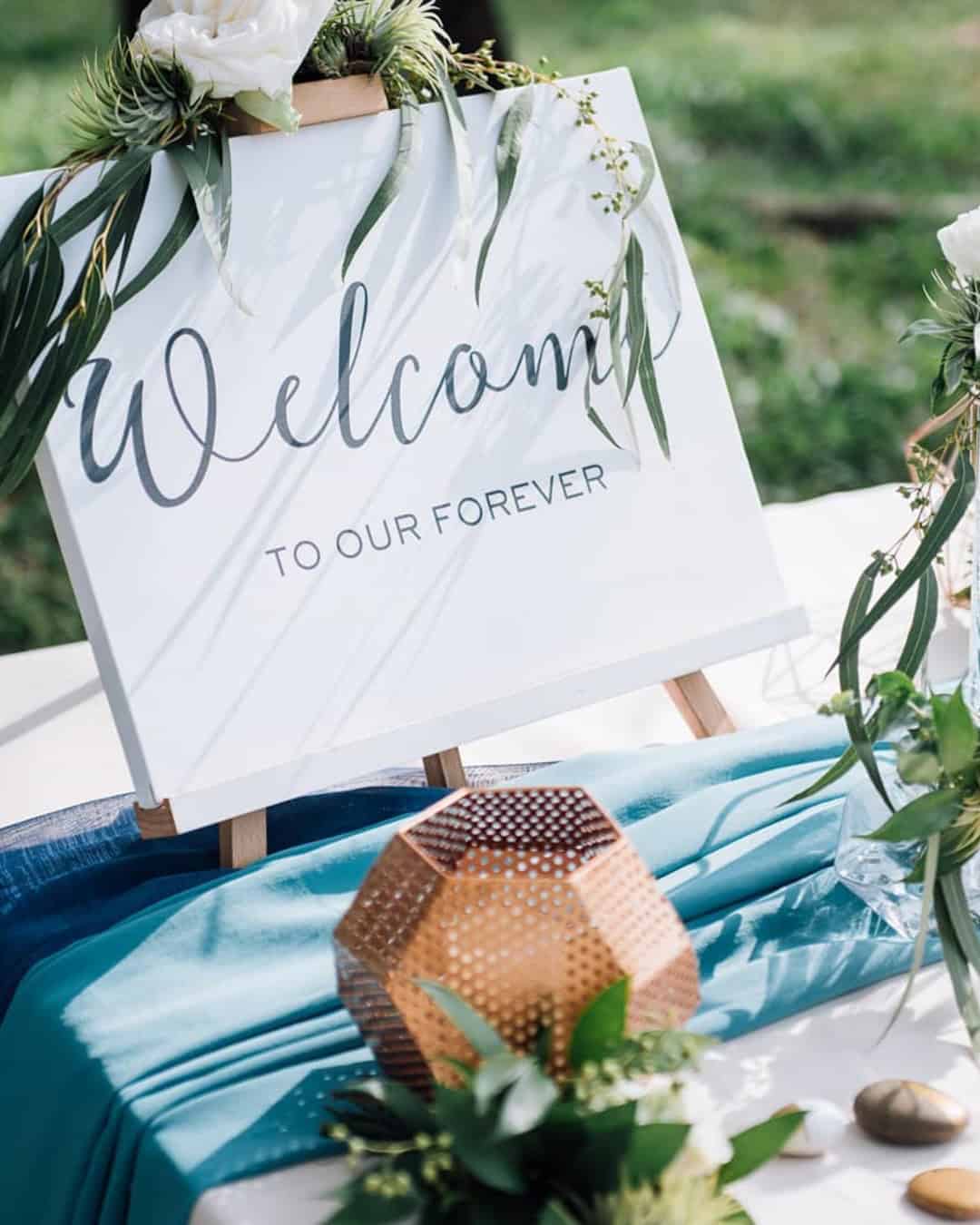 Tiffany Blue Wedding Ceremony Decorations