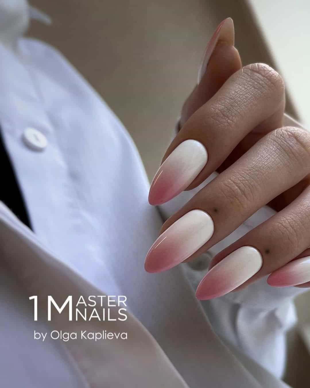 Ombre Nails For A Bride