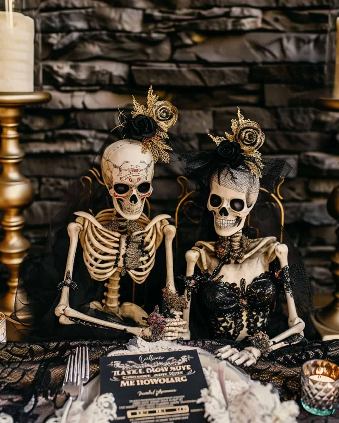 Skeleton Wedding Decorations