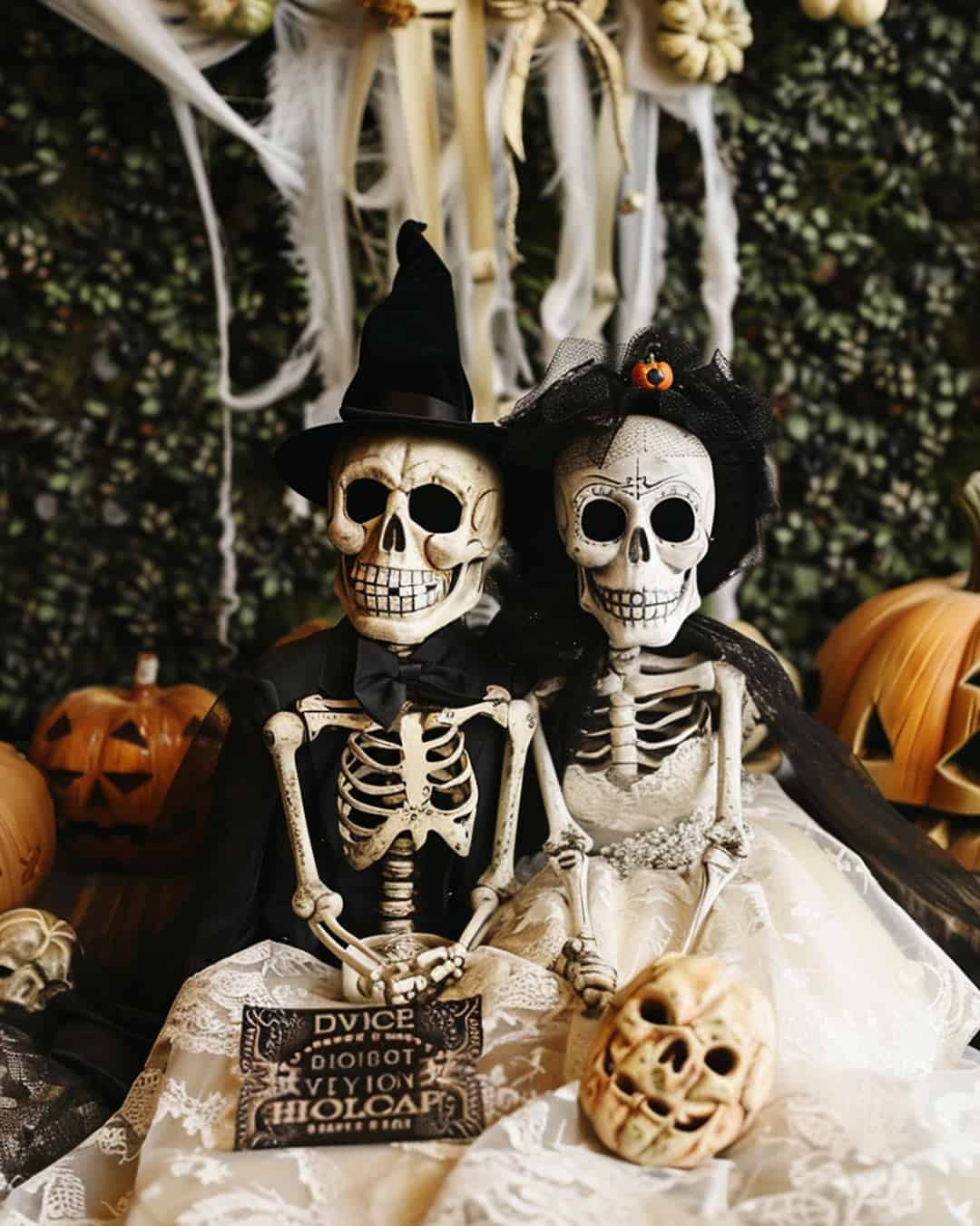 Skeleton Wedding Decorations