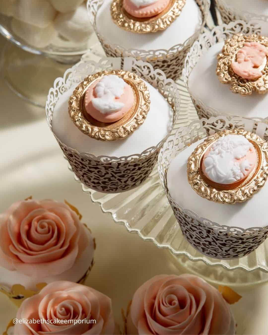 Chic Wedding Cupcake Ideas