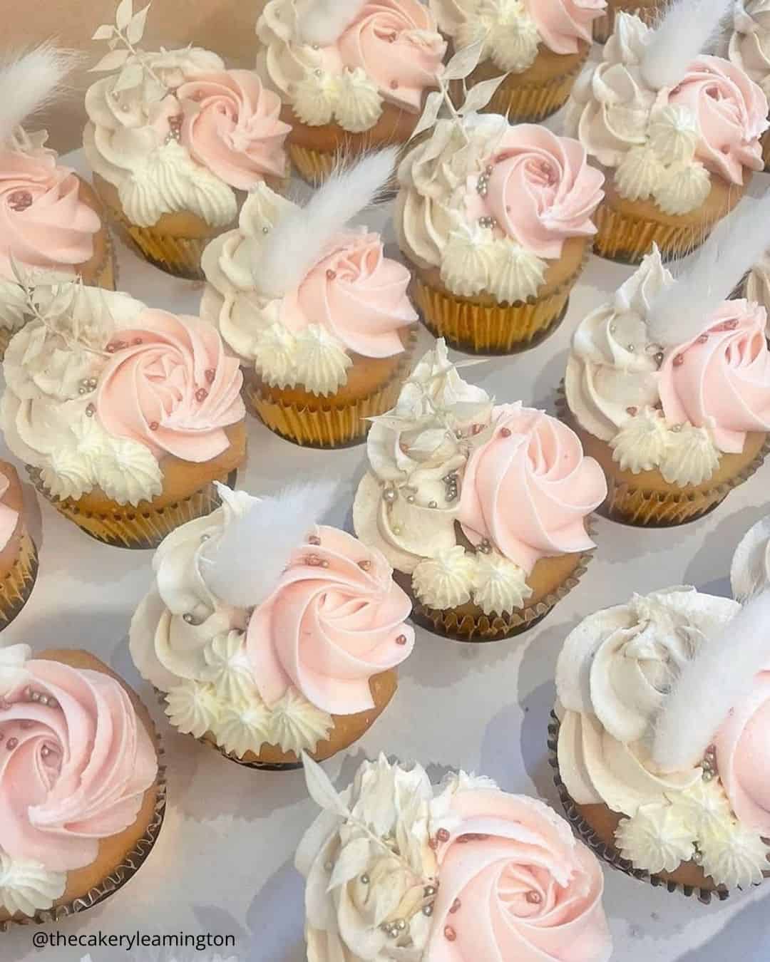 Royal Blue Wedding Cupcakes