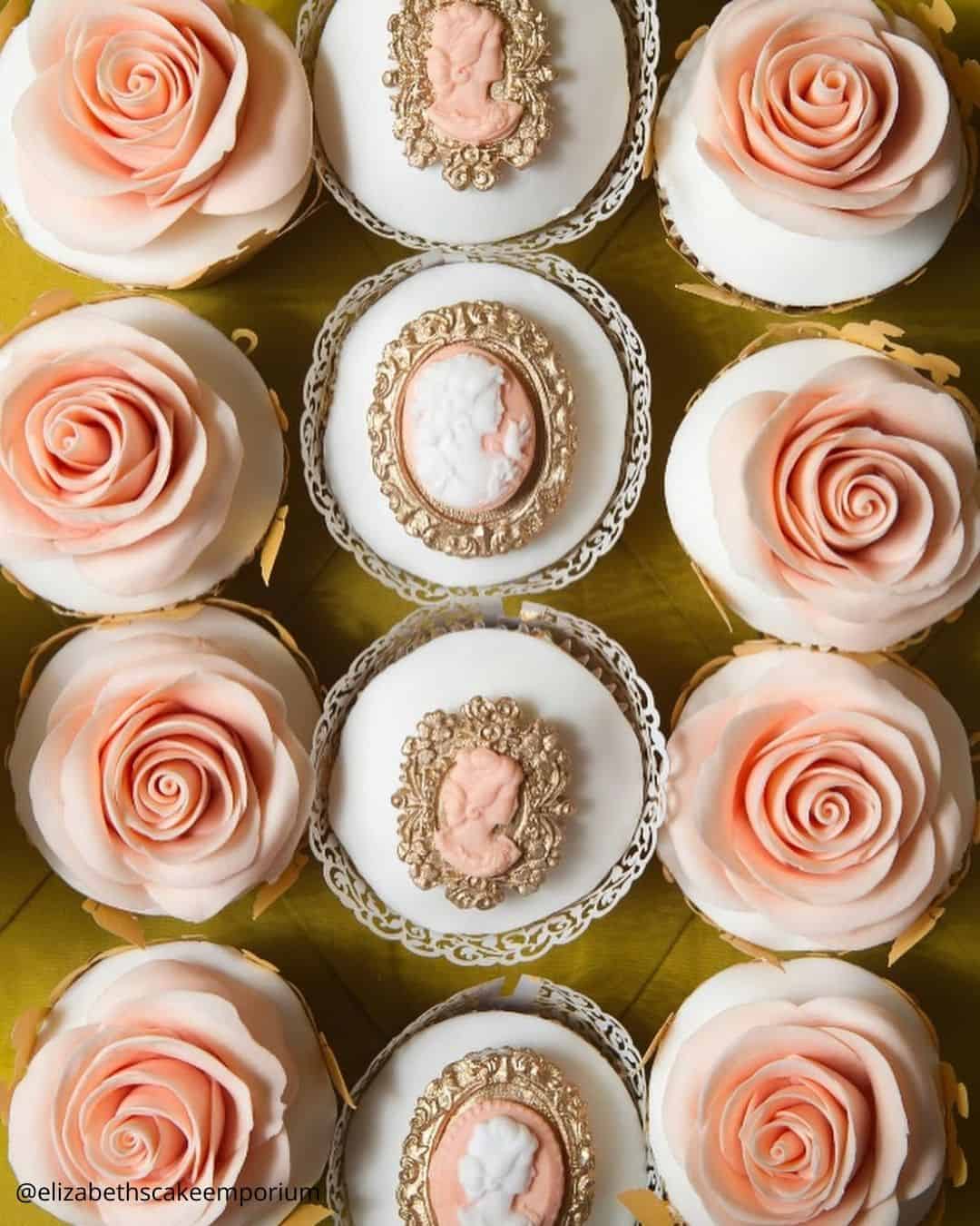 Chocolate Wedding Cupcake