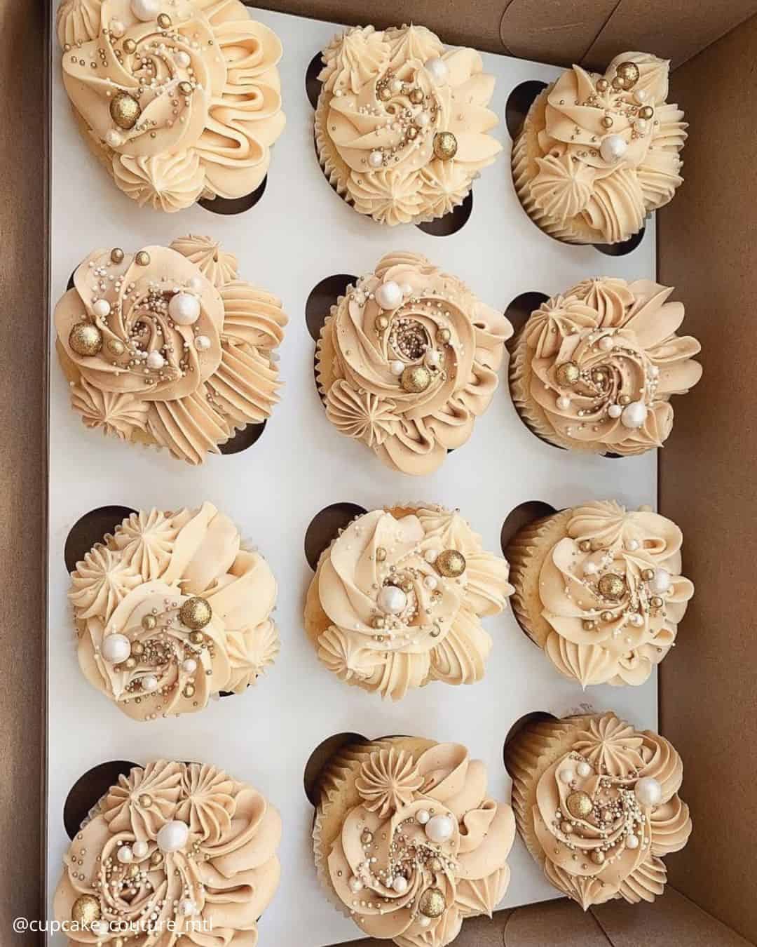 Chocolate Wedding Cupcake