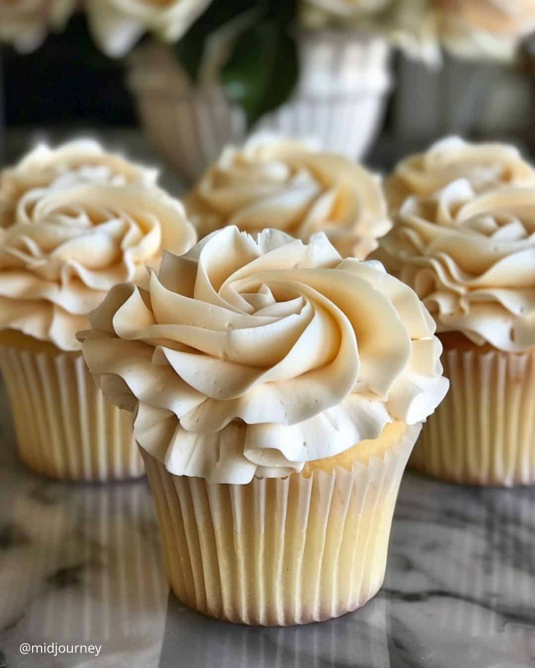 Red Velvet Wedding Cupcake