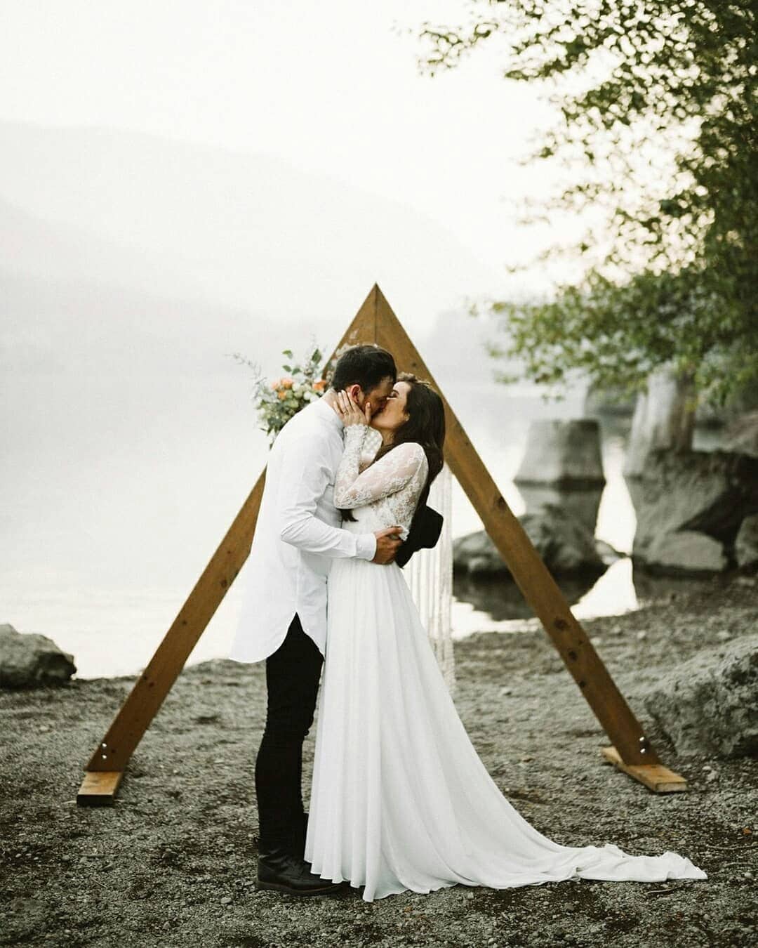Non-white Wedding Dress