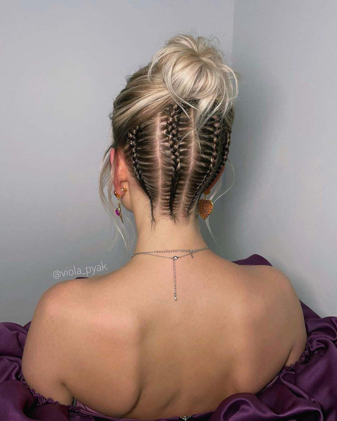 Half Up Half Down Viking Hairstyle