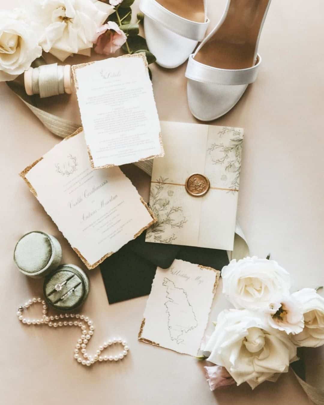 Modern Vintage Wedding Invitation Ideas