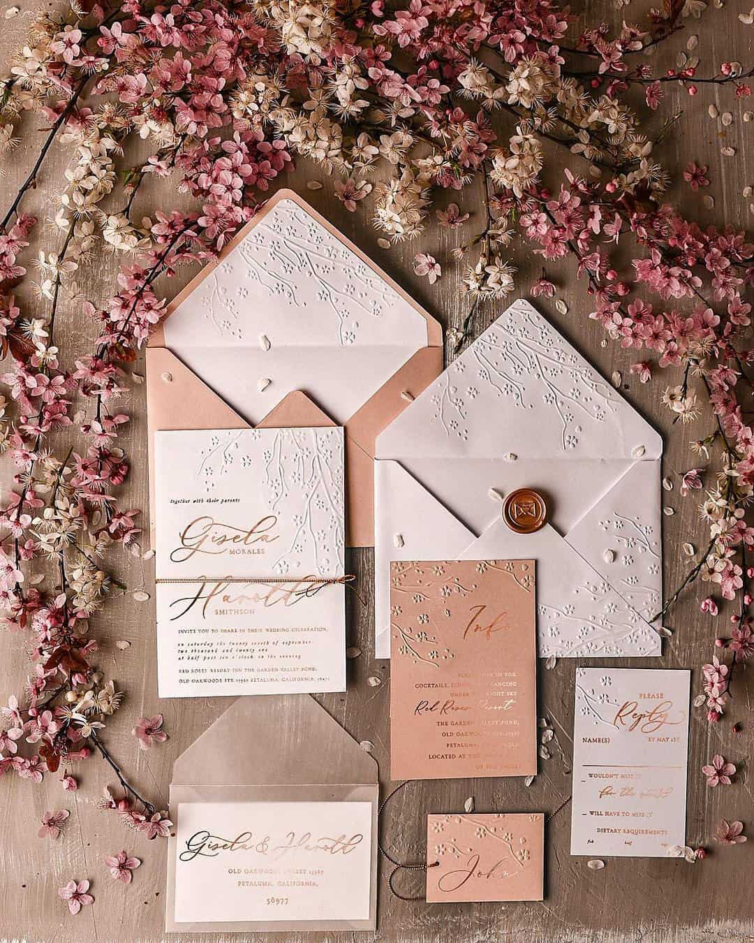 Rustic Vintage Wedding Invitations
